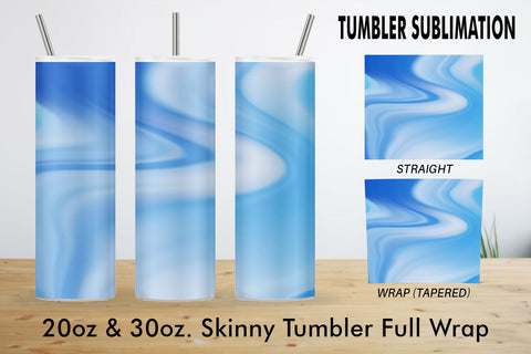 Sublimation tumbler blue wave texture background Sublimation artnoy 