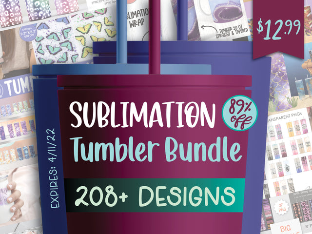 Sublimation Tumbler Bundle Bundle So Fontsy Design Shop 