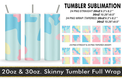 Sublimation tumbler camouflage pastel color background Sublimation artnoy 