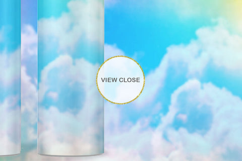Sublimation tumbler cloud ombre background Sublimation artnoy 