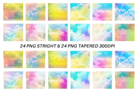 Sublimation tumbler cloud ombre background Sublimation artnoy 