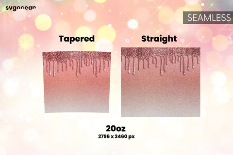 Sublimation Tumbler Design | Skinny 20 oz | Tapered | Straight Sublimation SvgOcean 