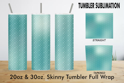Sublimation tumbler dot pattern green color background Sublimation artnoy 