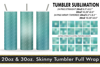 Sublimation tumbler dot pattern green color background Sublimation artnoy 