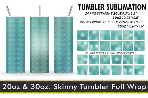 Sublimation tumbler dot pattern green color background Sublimation artnoy 