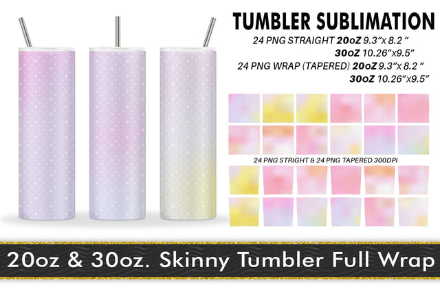 Sublimation tumbler dot pattern rose color background Sublimation artnoy 