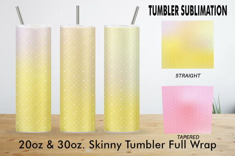 Sublimation tumbler dot pattern rose color background Sublimation artnoy 