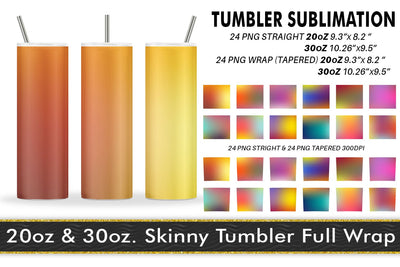 Sublimation tumbler gradient colorful background Sublimation artnoy 