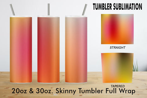 Sublimation Tumbler gradient colorful background Sublimation artnoy 