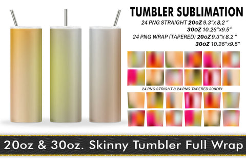 Sublimation Tumbler gradient colorful background Sublimation artnoy 