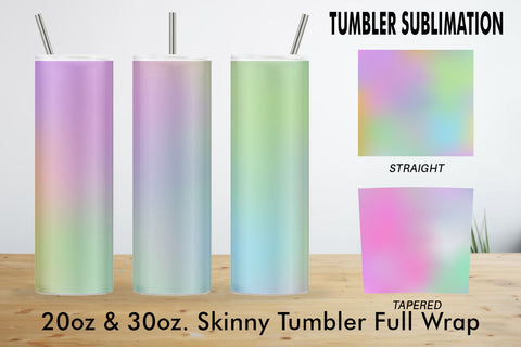 Sublimation Tumbler gradient colorful background Sublimation artnoy 