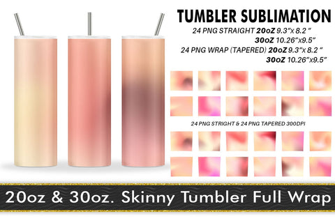 Sublimation tumbler gradient peach color background Sublimation artnoy 