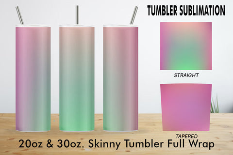 Sublimation Tumbler gradient pink background Sublimation artnoy 