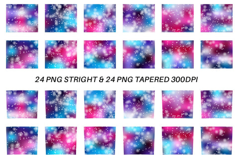 Sublimation tumbler gradient unicorn color bokeh background Sublimation artnoy 