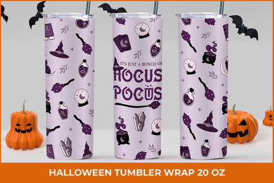 Sublimation tumbler Halloween Sublimation KMarinaDesign 