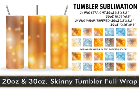 Sublimation tumbler orange bokeh background Sublimation artnoy 