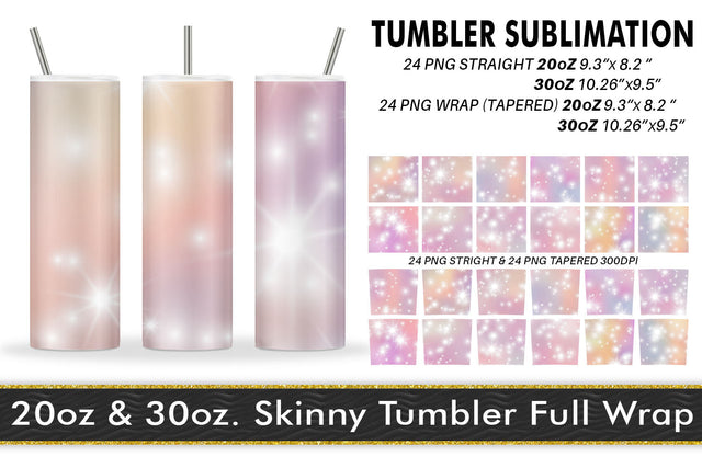 Sublimation tumbler sparkle gradient unicorn color background Sublimation artnoy 