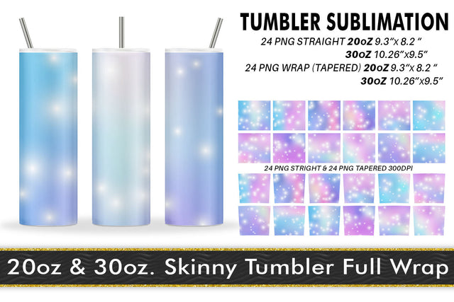 Sublimation tumbler sparkle gradient unicorn color background Sublimation artnoy 