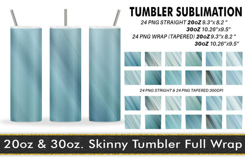 Sublimation tumbler striped color turquoise background Sublimation artnoy 