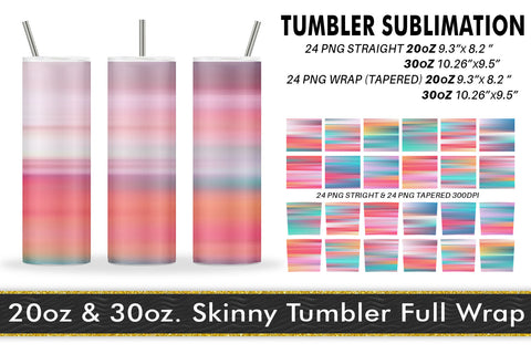 Sublimation Tumbler stripes colorful background Sublimation artnoy 
