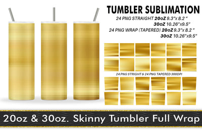 Sublimation Tumbler stripes gold background Sublimation artnoy 