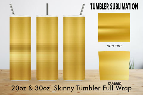 Sublimation Tumbler stripes gold background Sublimation artnoy 