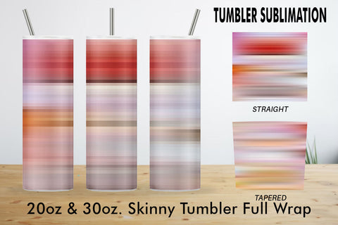 Sublimation Tumbler stripes orange background Sublimation artnoy 