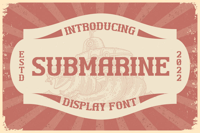 SUBMARINE Typeface Font Storytype Studio 