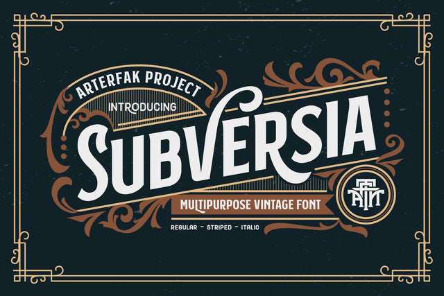 Subversia Font Arterfak Project 