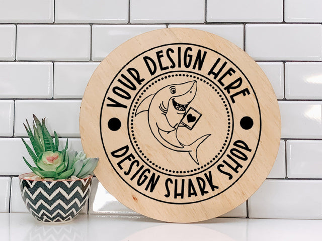 Subway Tile Succulent Round Mock Up Mock Up Photo Design Shark 