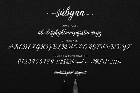Subyan Font Suby Studio 