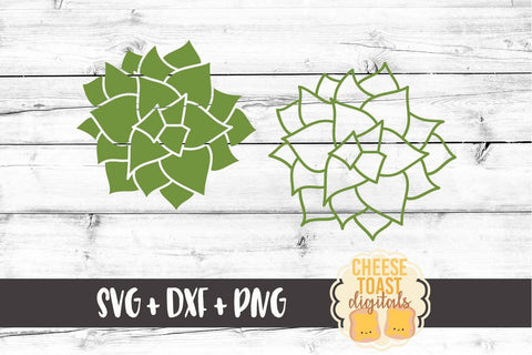 Succulents SVG Cheese Toast Digitals 