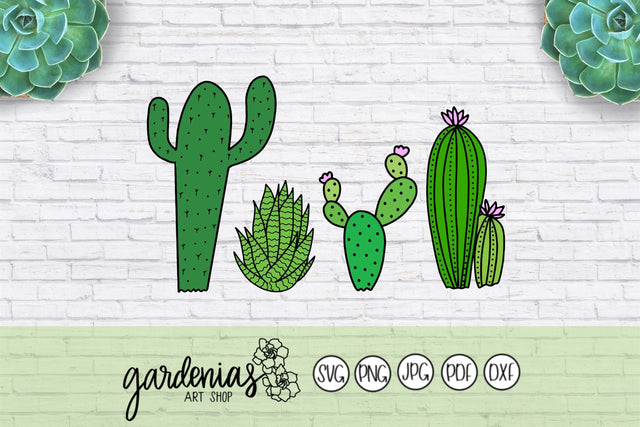 Succulents SVG Gardenias Art Shop 