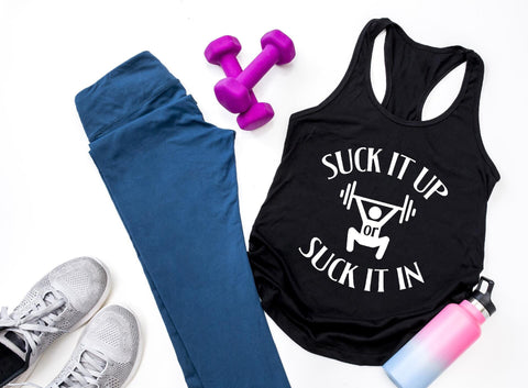 Suck it Up or Suck it In | Screenprint SVG SVG Ikonart Design Shop 
