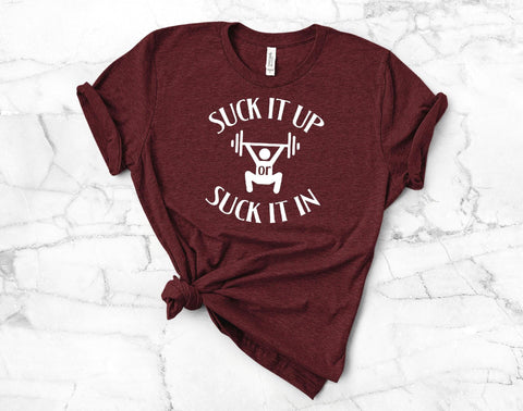 Suck it Up or Suck it In | Screenprint SVG SVG Ikonart Design Shop 