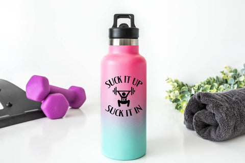 Suck it Up or Suck it In | Screenprint SVG SVG Ikonart Design Shop 