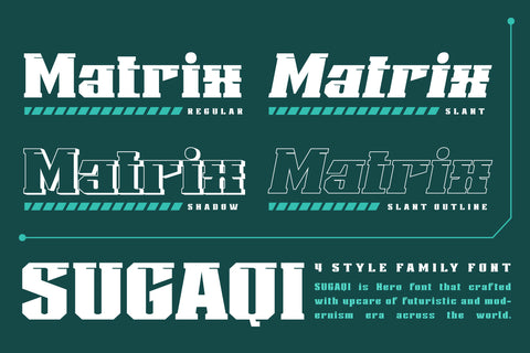 Sugaqi | Display Hero Font Font twinletter 