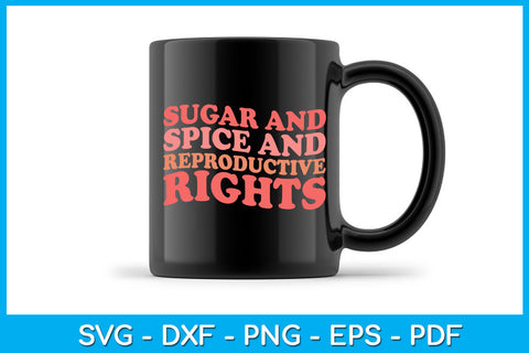 Sugar And Spice And Reproductive Rights SVG PNG PDF Cut File SVG Creativedesigntee 