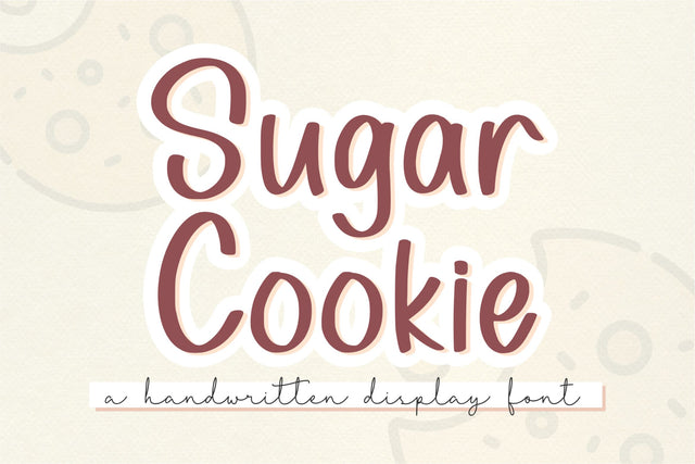 Sugar Cookie Font Qwrtype Foundry 