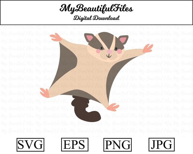 sugar glider - animal SVG MyBeautifulFiles 