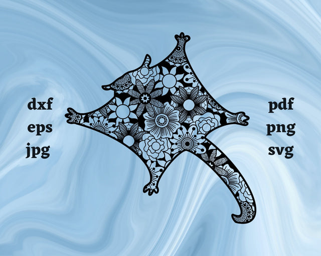 Sugar Glider Mandala SVG Cut File SVG Northern Light SVG 