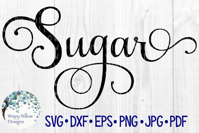 Sugar Label SVG Wispy Willow Designs 