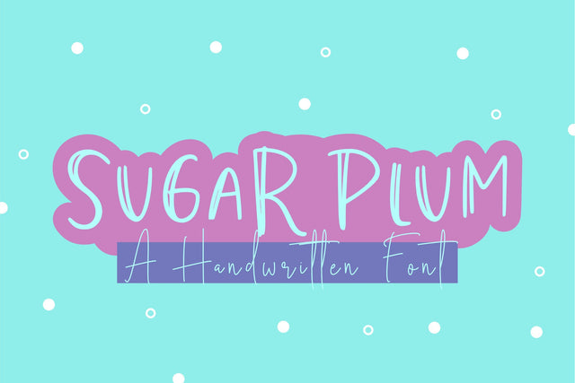 Sugar Plum-Handwritten Font Font Jimtype Studio 