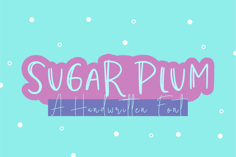 Sugar Plum-Handwritten Font Font Jimtype Studio 