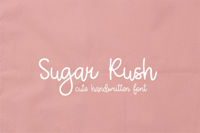 Sugar Rush Font Sunday Nomad 