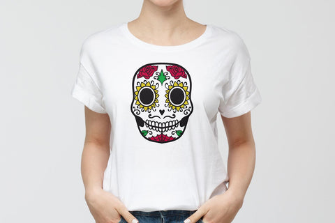 Sugar Skull SVG Cut File SVG Feya's Fonts and Crafts 