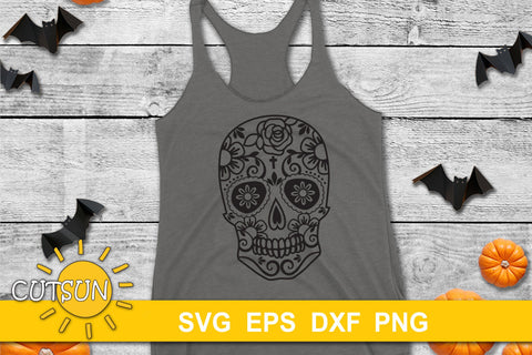 Sugar Skull SVG | Halloween SVG SVG CutsunSVG 