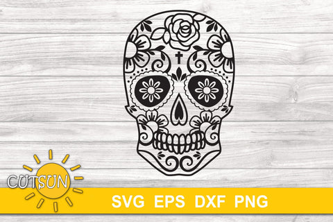 Sugar Skull SVG | Halloween SVG SVG CutsunSVG 