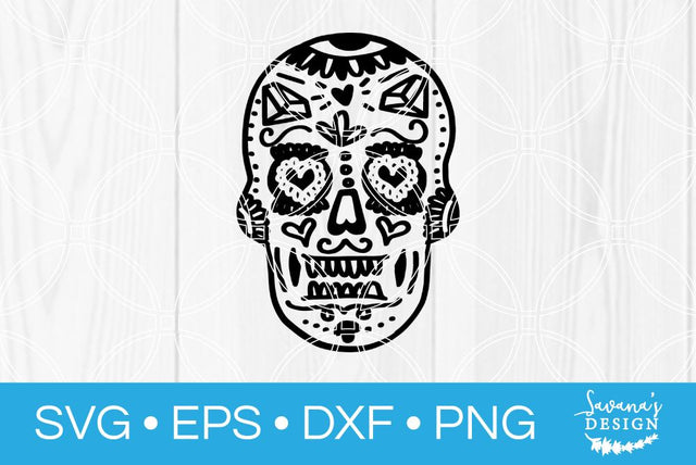 Sugar Skull SVG SavanasDesign 