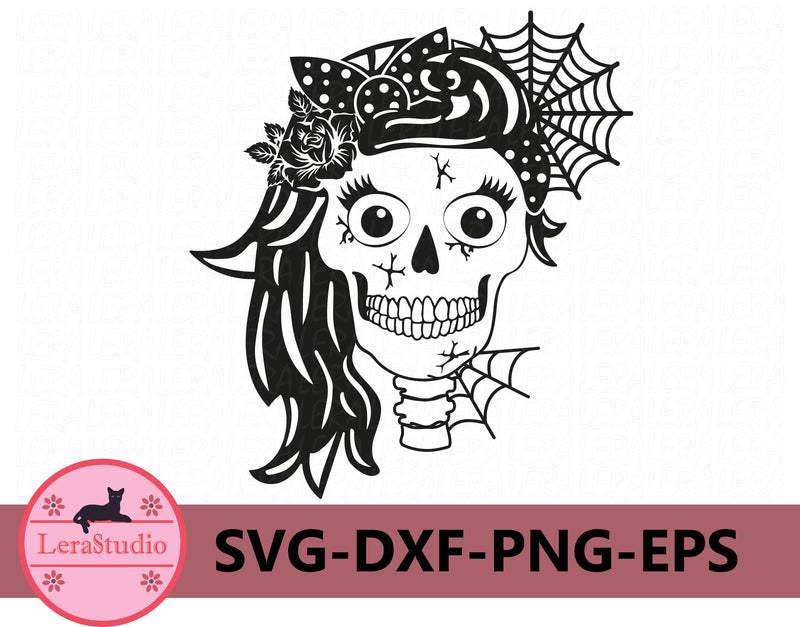 Sugar Skull Svg SVG Lerastudio 
